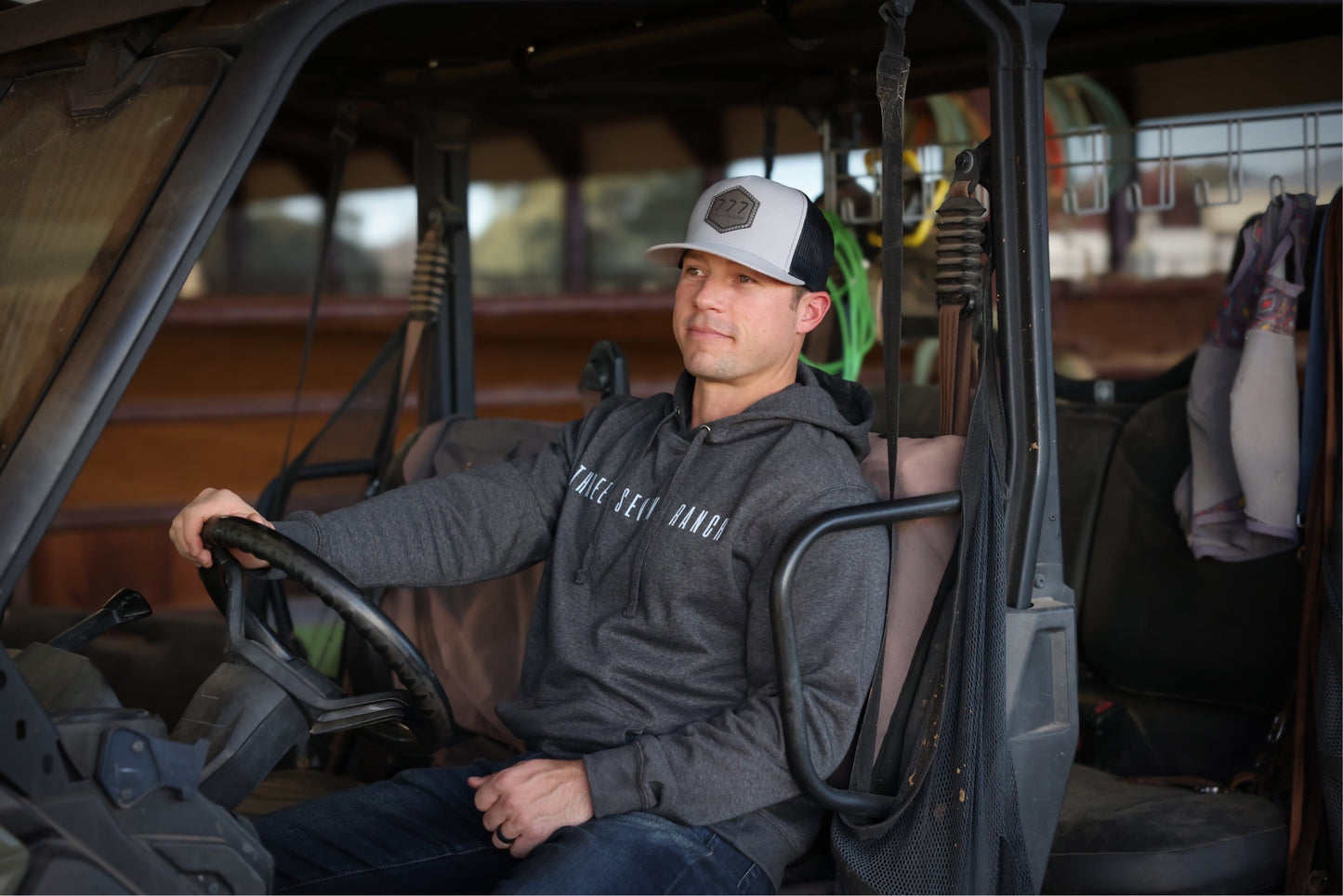 Unisex Heathered Charcoal Hoodie