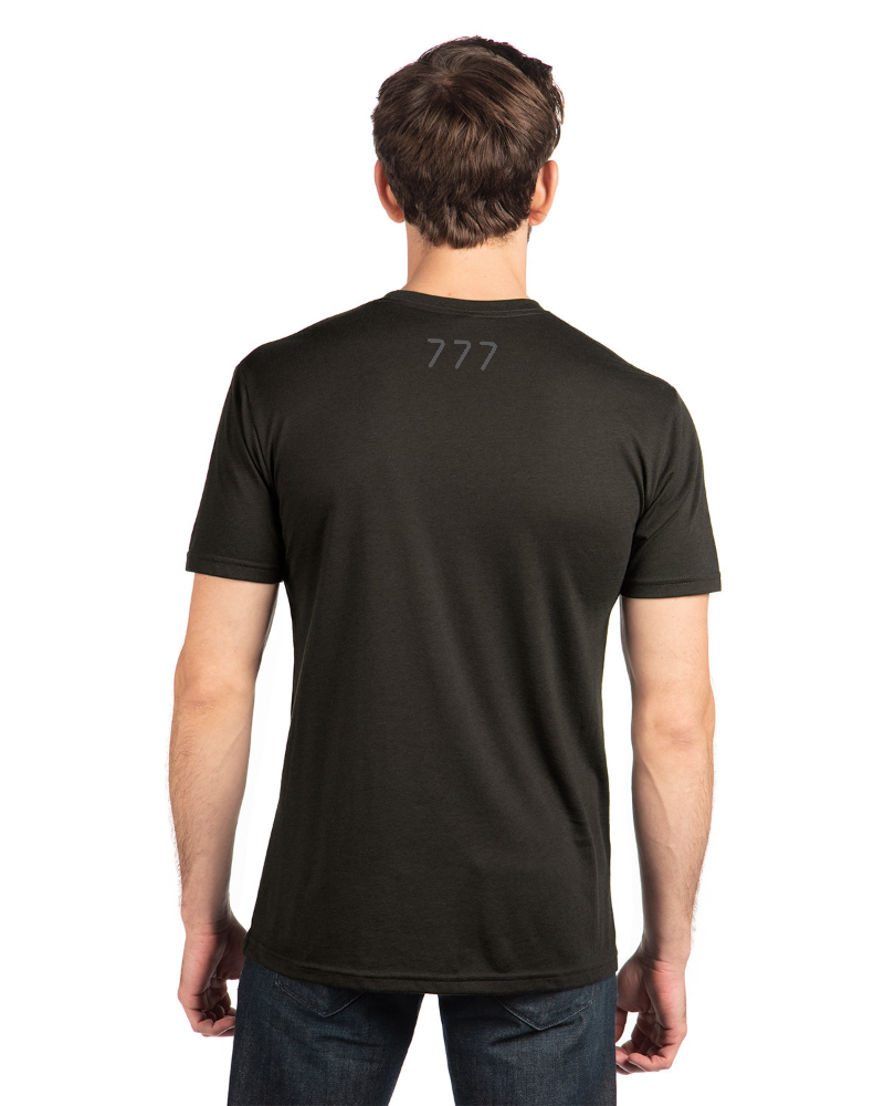 Unisex Short Sleeve T-Shirt in Graphite Black