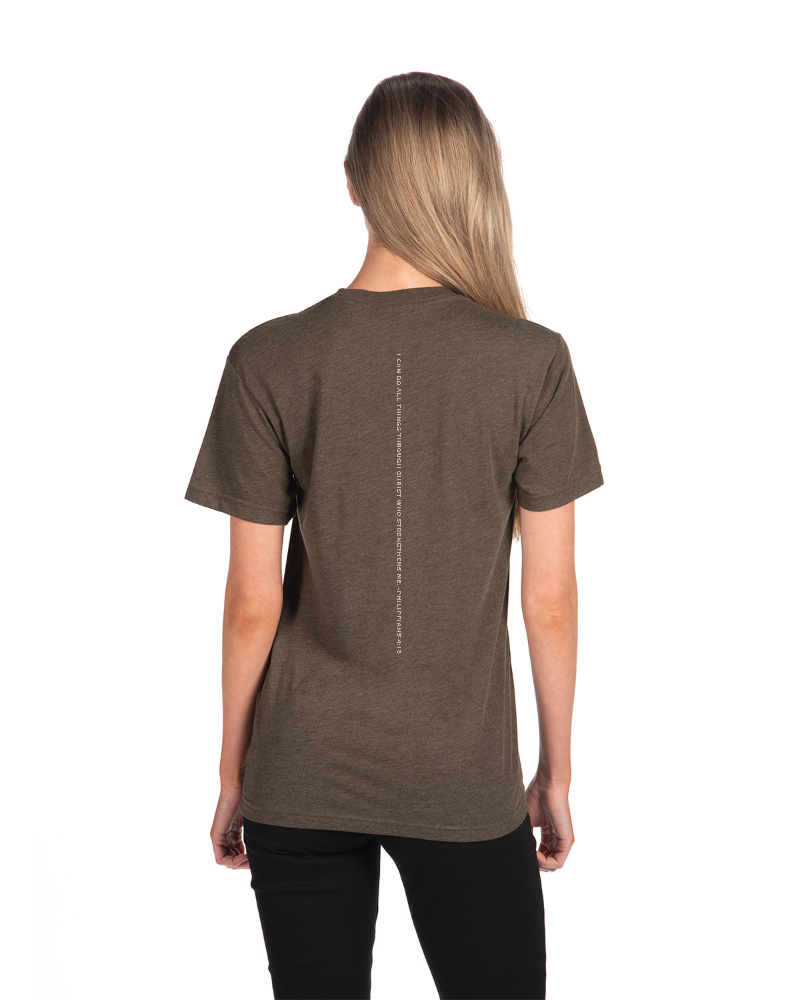 Unisex Short sleeved Logo T-Shirt in Macchiato